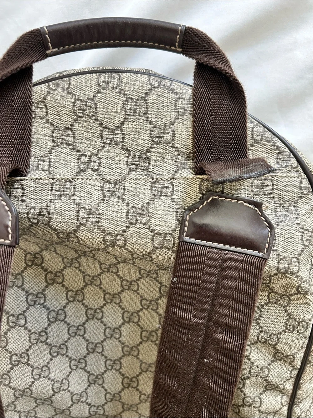 Gucci backpack crafted